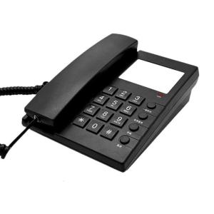 Hotel Guest Room Telephone with Durability Build and Space Saving Wall Mount/Desk Display Simple Designing