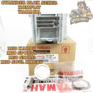 CYLINDER BLOK SEHER PISTON RING KOMPLIT YAMAHA KUALITAS ASLI ORIGINAL YAMAHA YGP PRESISI TINGGAL PASANG BAHAN BERKUALITAS DAN DIJAMIN AWET MIO KARBU MIO OLD MIO LAMA MIO SPORTY MIO SMILE MIO SOUL KARBU