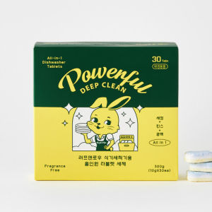 Rough & Raw Dishwasher Detergent Tab Tablets Pods 30 ea Scent free