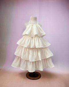 Premium Layered Maxi Dress for Kids Girls Korean Princess Birthday Party Dress