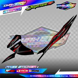 STRIPING VARIASI YAMAHA JUPITER Z BURHAN / STICKER LIST VARIASI MOTOR JUPITER Z BURHAN