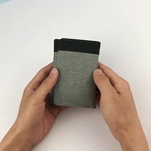 AE Canvas short wallet 70% off mens denim color-blocked small wallet in stock