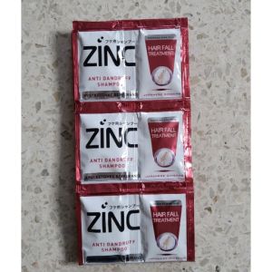 SHAMPOO ZINC SACHET / 1 RENCENG ISI 12 / 10ML