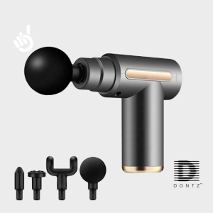 Dontz Pulse Lite Portable Massage Gun 0.8kg Lightweight 3200rpm 6 Levels 4 Heads USB-C AI Mode