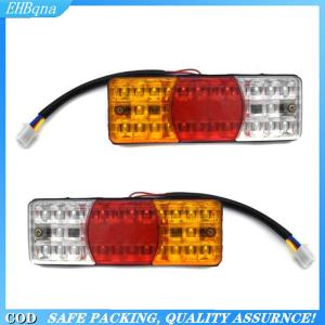 [COD] 3Colors LED Waterproof Tail Light Reverse Brake Stop Motorcycle Turn Signal 12V