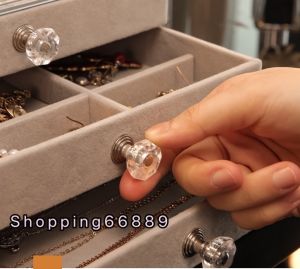 Home กล่องเก็บเครื่องประดับที่มีฝาปิดต่างหูกล่องเก็บต่างหูที่หนีบหูกันฝุ่นเครื่องประดับต่างหูไม้หู3ชั้น 2048