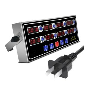 【Local shipment】3 Stage Reminder 8 Channel Digital Timer CAL-8B Shaking Timing Kitchen cooking Digital jitter time timer