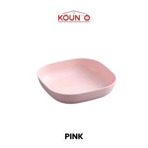 Piring Persegi Kecil Piring Buah Piring Sayur Piring Makanan Ringan Piring Plastik Mini Bahan Jerami