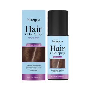 Temporary Hair Color Spray Scalp Care Natural White Grey Coverage Root Touch Up Instant Washable Daily Hair Styling Spray