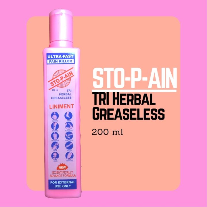 Stop Pain Ultra Fast Pain Killer Liniment (200ml) Lazada PH