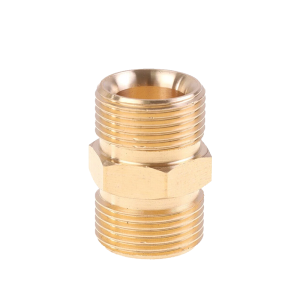 High Pressure Washer Hose Extension Connector M22/15mm Male Thread Copper Coupler Adapter