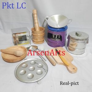 Mainan Masak Masakan Kompor Mini ( Pkt LC ) Mainan Anak Perempuan Real Pict 11 Barang
