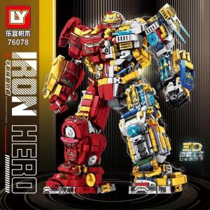 Đồ chơi lắp ráp người khổng lồ máy giáp chiến đấu – Mô hình robot thông minh cho bé trai