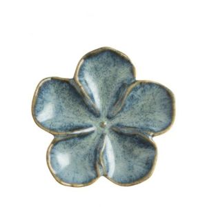 BAGUO(霸果) Multi-color Ceramic Dipping Plate Handmade Flower Shaped Seasoning Sauce Dish Creative Vintage Dipping Sauce Dish Home Use