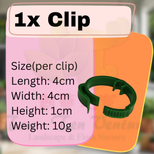 [GT113] - Plant Stem Support Clip – Adjustable Vine Holder for Garden & Indoor Plants