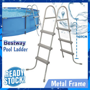 BESTWAY 58335 Pool Ladder Swimming Stairs Step Adult Children Family Pool Tangga Tinggi Kolam Renang Air Panjat Kolam