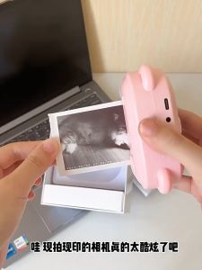 Sanrio Kids Instant Print Camera 96MP 1080P Kuromi Melody Cinnamoroll Camera Video Kids Toys Front Rear Dual