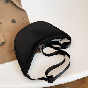 Nylon Korean Style Dumpling Crossbody Bag with Large Capacity