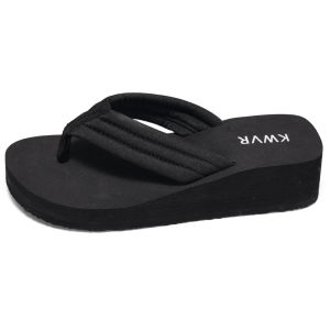 [Free Shipping] WomenS Summer Outdoor Flip-Flops Non-Slip Thick-Soled Bohemian Style Fashionable Beach Sandals Mid-Heel Sandals