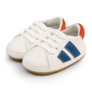 Giày bé trai giầy bé gái chất liệu bằng da đế cao su thể thao cao cấp tập đi mềm chống trơn trượt