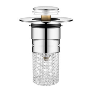 Nút Chặn Thoát Nước Có Lưới Lọc Ngăn Mùi & Lọc Rác Bồn Rửa Mặt Lavabo 2in1 Lắp Đặt Dễ Dàng