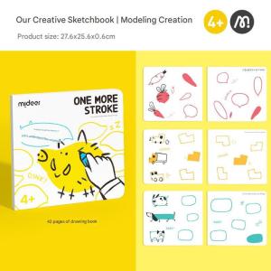 ❤SG Stock❤ Mideer kids Educational imagination coloring book 42 Picture baby toy Watercolor Crayon Coloring Book