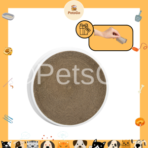 Replaceable Cat Scratcher Cardboard Bed Furniture Protection Cat Toy With Free Cat Grass Katil Kadbod Calar Mainan Kucing Tempat Tidur Kucing