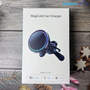 Đế Sạc Không Dây Ô Tô S21 Pro Kiêm Sò Lạnh Chuẩn Qi2.2 Sạc Siêu Nhanh 37W Gắn Cửa Gió