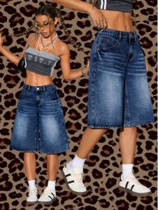 DENIM SHORTS PLUS SIZE LADIES KOREAN STYLE LADIES SHORT 2025 FASHION #74