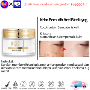Whitening cream 50g penghilang flek hitam glowing