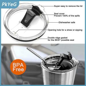 PkYeG 1PC chống tràn nắp cho 20 và 30 oz Nắp phù hợp với cốc và thay thế nhiều hơn Cốc Cốc chống tràn nắp thả mua sắm