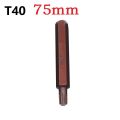 【HOMESTYLISH】 Single Hexagonal Torx Bit 30mm & 75mm Hex Shank T20/T25/T30/T40/T45/T50/T55 Steel Hardened Stylish Store New. 