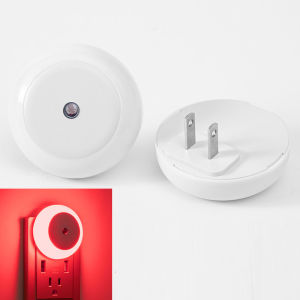 LED Night Lamp Bedroom Table Light For All Ages/Home Use Intelligent Sensor Warm Red Light Sleep Aid/Energy Saving/Universal