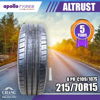 215/70R15 รุ่นALTRUST ยี่ห้อ apollo ( จำนวน1เส้น ) แถมจุ๊บลมแกนทองเหลือง ยางปี2019 ลดราคาพิเศษ