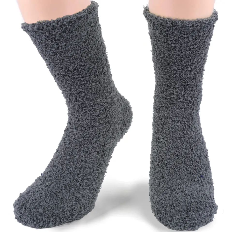 Winter Warm Plush Men's Socks Thick Fluffy Soft Breathable