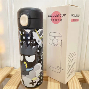 Hourser ถ้วยมล. กระติกน้ำร้อน420 304สแตนเลสฉนวนกันความร้อนสูงวัสดุลายเส้น Sanrio ขวดน้ำลายการ์ตูนนักเรียน