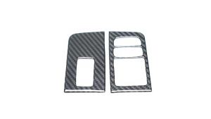 Cornerr LHD For Lotus Emira V6 GT4 2022 2023 2024 Carbon Fiber Car Interior Window Lift Switch Button Bezel Panel Cover Trim Accessories J6H9P