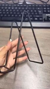 6" Iron Art Magazine Storage Rack Desktop Display Stand Metal Easel Picture Frame Ornament Holder