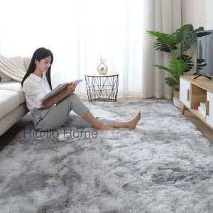 HH-ส่งจากกรุงเทพ🚀พรม พรมผ้าปูพื้น พรม 80x120cm พรมห้องนั่งเล่น พรมห้องนอน พรมขนยาวนุ่ม พรมปูพื้นกันลื่น พรมปูพื้น