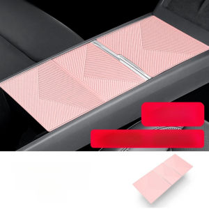 Tesla Model 3 Y Center Console Silicone Pad Protective Mat Anti Slip Scratch Proof Dust Proof Car Organizer Tray Interior Accessories