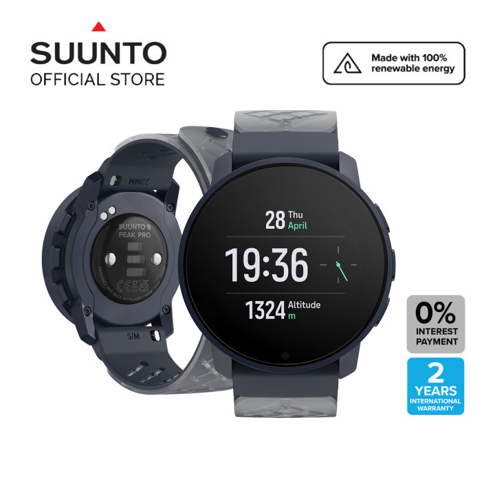 Suunto 9 Peak Pro Titanium Sand - Thin and tough GPS multisport watch