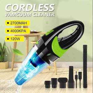 Wet & Dry Vacuum Cleaner Car Wireless Cordless Handheld Rechargeable Home Portable 120W/2200MAH Household Vacuum