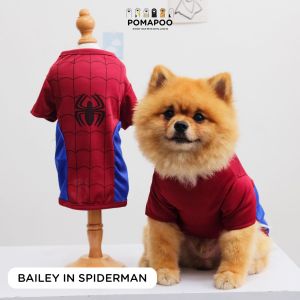 Spiderman - Kostum Kucing dan Kostum Anjing POMAPOO Premium Berkualitas