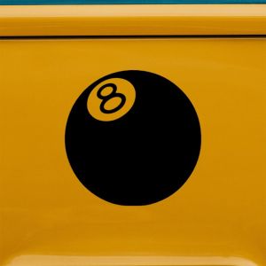 Stussy Billiard Ball Sticker for Motorcycle Waterproof Stickers 8 Eight Ball Decals for Motor Decal