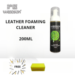 Wooden Leather Foam Cleaner Multifunctional Leather Conditioner for Furniture Sofa Cleaning&Care Car Interiors Seats Couches Shoes Boots Bags