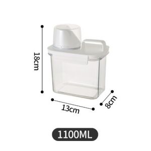 Airtight Cereal Storage Container Moisture-Proof Grain Dispenser Kitchen Jar