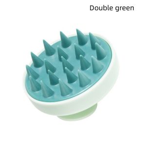 YANK Shampoo Brush Scalp Health Massage Head comb shampoo Silicone Adult Cleaning Bath Shampoo Comb Brush Meridian Brush Bathroom Supplies Hair Washing Comb Silicone Shampoo Bath Brush