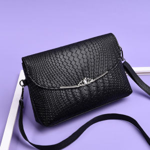 Tas Selempang Wanita Kulit PU Shoulder Sling Bag Women Korean Elegant Style Trendy Kekinian COD T176