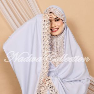 Mukena Dewasa 2in1 Resleting Exlusive Katun Premium