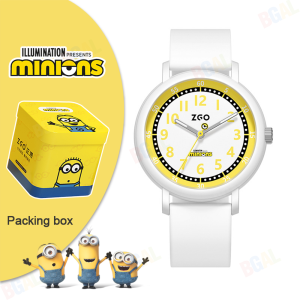 (29mm) Đồng Hồ Đeo Tay MINIONS Đích Thực 100% Cho Trẻ Em Đồng Hồ Thạch Anh Nam Cho Trẻ Em Gái Đồng Hồ Đeo Tay Thời Trang Trẻ Em Chống Nước Chống Sốc Quà Tặng Sinh Nhật Quà Tặng Giáng Sinh 335